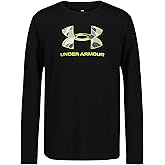 Under Armour Boys Long Sleeve Shirt, Crewneck, Lightweight and Breathable