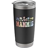 Mammie Gifts Women Wildflower Floral Design Mammie Stainless Steel Insulated Tumbler