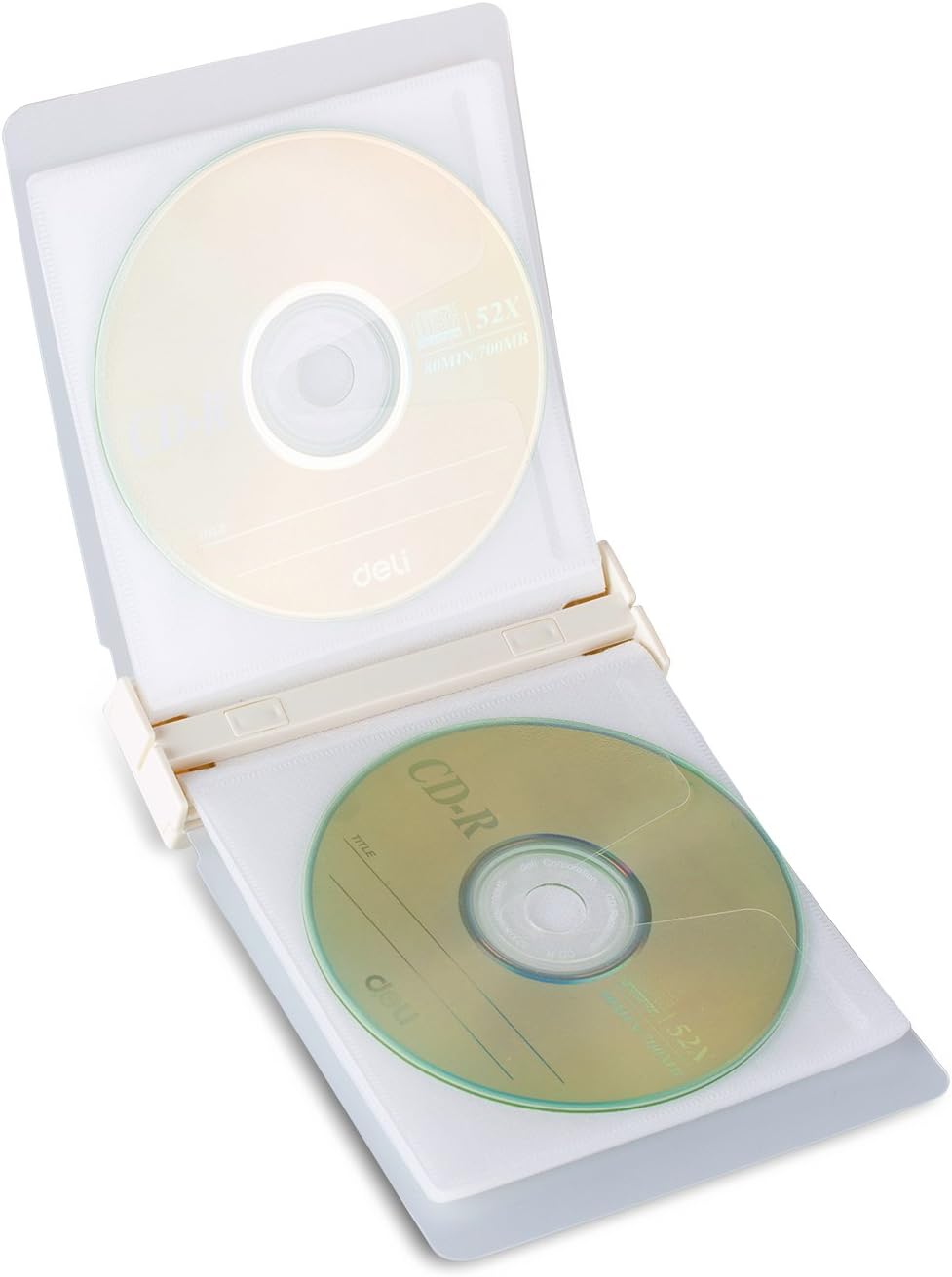AhfuLife CD Storage Box, Large DVD Storage Boxes, Colorful Space-saving Album CD or DVD Organiser Holds Up to 24 Disks - Image 3