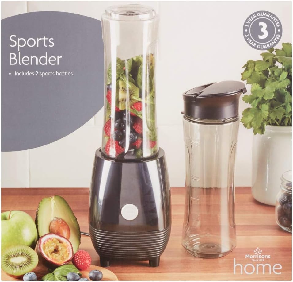 Morrisons Sports Blender with Bottles Amazon.co.uk Grocery