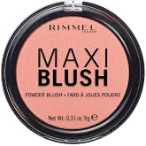 Rimmel London Maxi - 001 Third Base - Blush Powder, Lightweight, Highly Pigmented, Blendable, 0.31oz