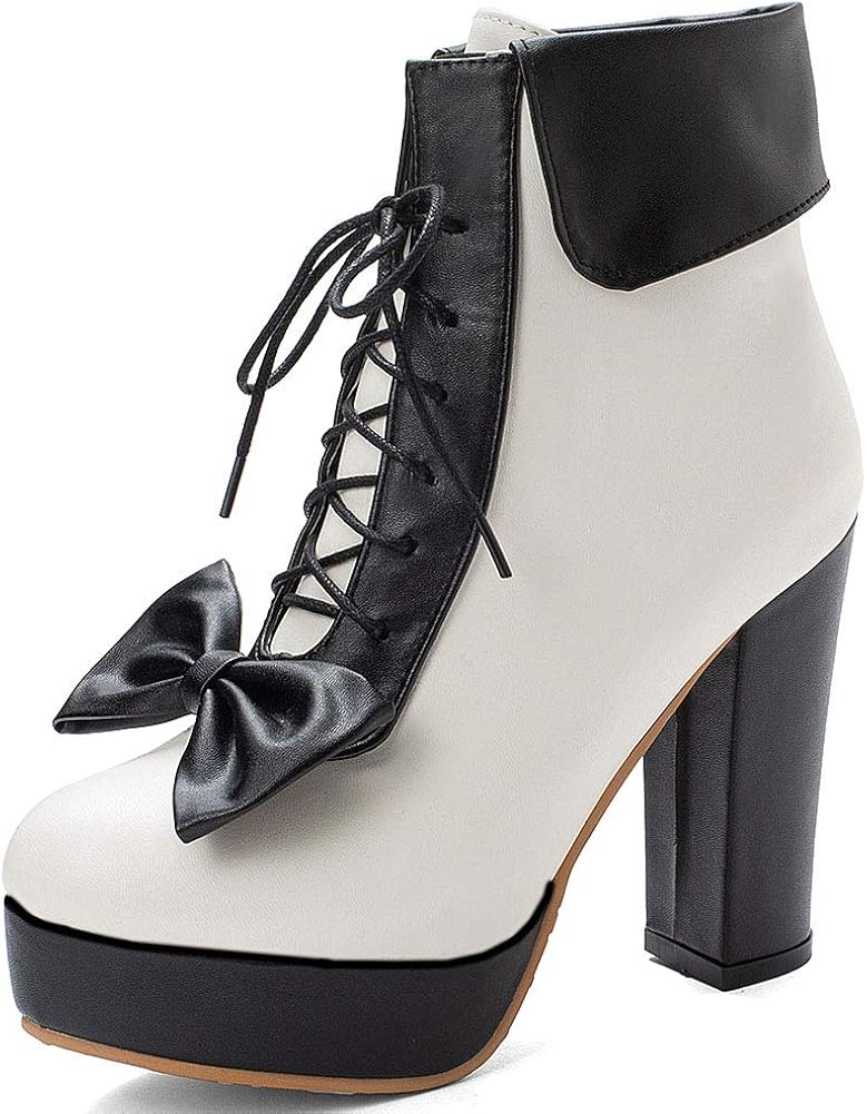 chunky platform boots lace up