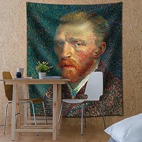 "Untitled (self Portrait) by Vincent Van Gogh - Fabric Tapestry, Home Decor - 51x60 inches