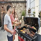 Char-Broil Gas2Coal 440 Hybrid Grill Gas Barbecue Black 61 x 24 x 46 cm view 10