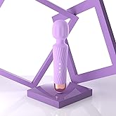 Funfly Personal Massager - Powerful Performance, 4Hr Runtime with Fast Charging, Compact Size, Ultra-Quiet Waterproof Cordless Design - 20 Mode 8 Speed for Back & Full Body Muscle Relaxation (Purple)