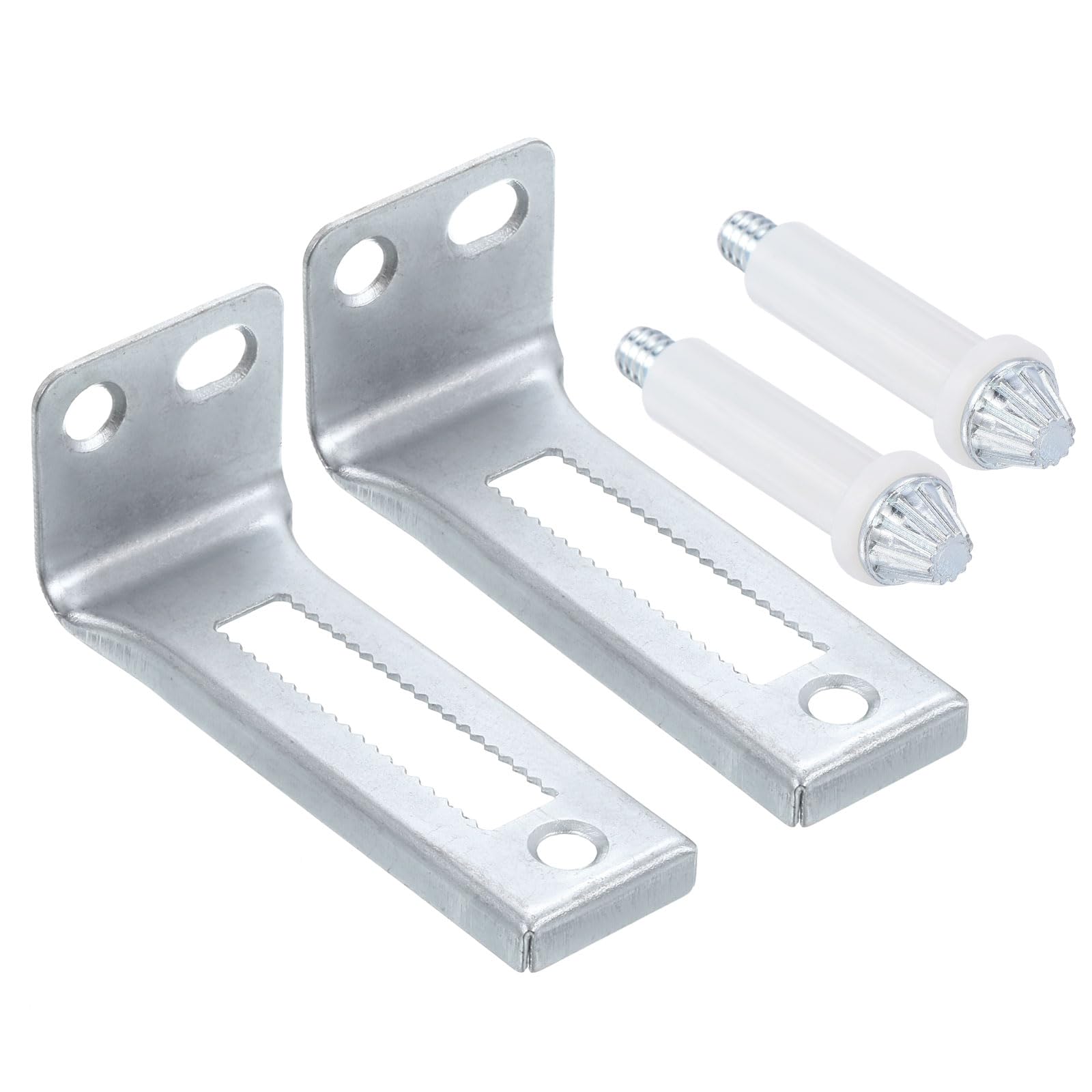 uxcell Bifold Door Hardware Repair Kit, Bi-fold Sliding Closet Door Repair Replacement Kit Include Door Bottom Pivot and Support Metal Plate for Folding Pocket Door Barn Door