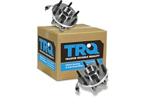 TRQ Front Left and Right Wheel Bearing and Hub Assembly Set 2 Piece Compatible with 2005-2019 Nissan Frontier 4WD 2005-2012 Pathfinder 4WD 2005-2015 Xterra 4WD 2009-2012 Suzuki Equator 4WD
