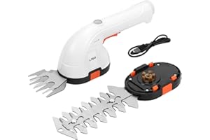 LIGO 3.6V Cordless Grass Shear X Series 3.6V Grass Shear 2 in 1 1500mAh Battery Powered, Lightweight for Home's Garden, USB Charger (X-1)