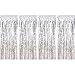 Sumind 4 Pack Foil Curtains Metallic Fringe Curtains Shimmer Curtain for Birthday Wedding Party Christmas Decorations (Silver) primary