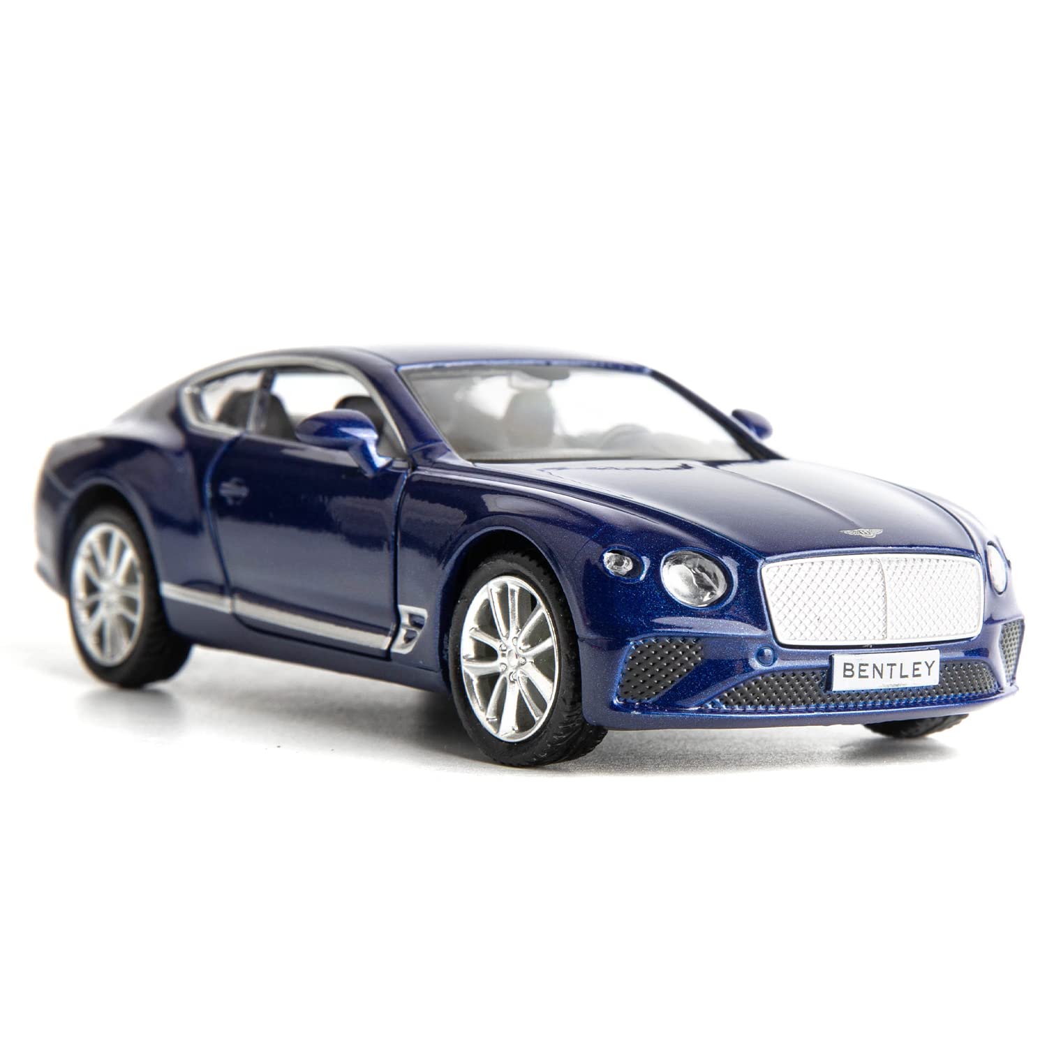 RMZ City 1:36 Diecasting Alloy Car Model Bentley Continental GT Toy Car, Pull Back Vehicles Toy for Toddlers Kids Boys Girls Gift Blue — image 1