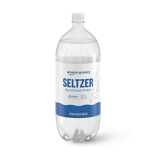 AMAZON GROCERY, SELTZER SPARKLING WATER, 67.6 FL OZ