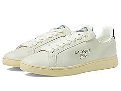 Lacoste Mens Carnaby Pro, Off Wht/Grn, 9.5