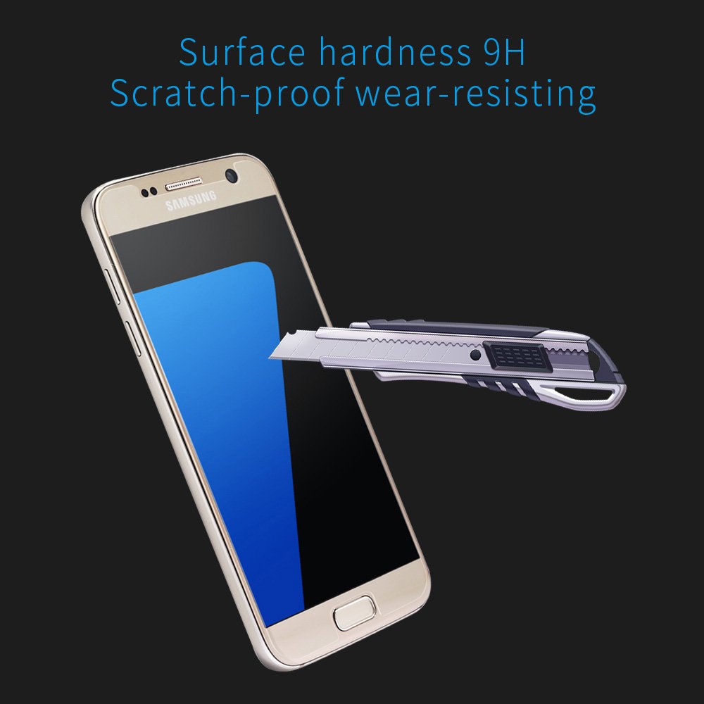 (3 Pack)ROADWI Samsung Galaxy S7 Screen Protector,HD Clear Premium Tempered Glass 2.5D Touch Compatible Transparent 9H Super Hardness HD Tempered Screen Anti-Scratch Bubble(3 Pack)