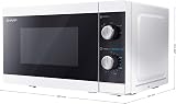 Sharp YC-MS01U-W 20L 800W Microwave with Defrost 5 Power Levels White view 7