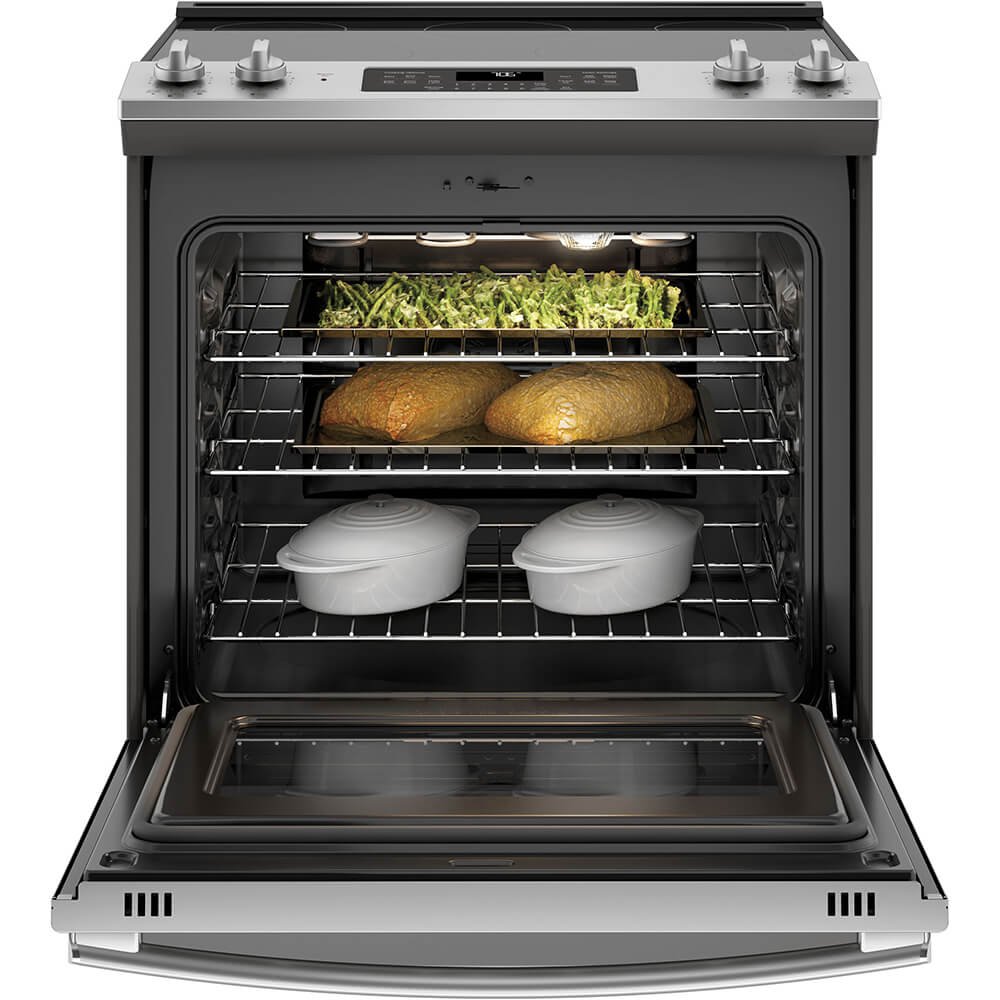 Amazon.com: GE js760slss 30 inch Slide-In gama eléctrica con ...