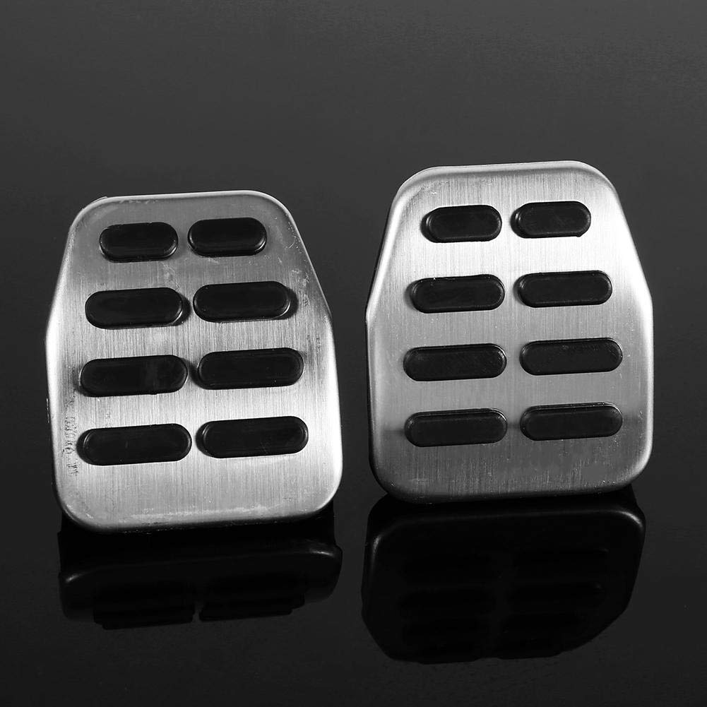 Keenso Couvercle de P/édale de Transmission en Acier Inoxydable 3pcs Couvre-p/édale dEmbrayage Manuel