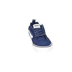 Vans Men's Filmore Sneaker, Blue Suede Canvas, 11