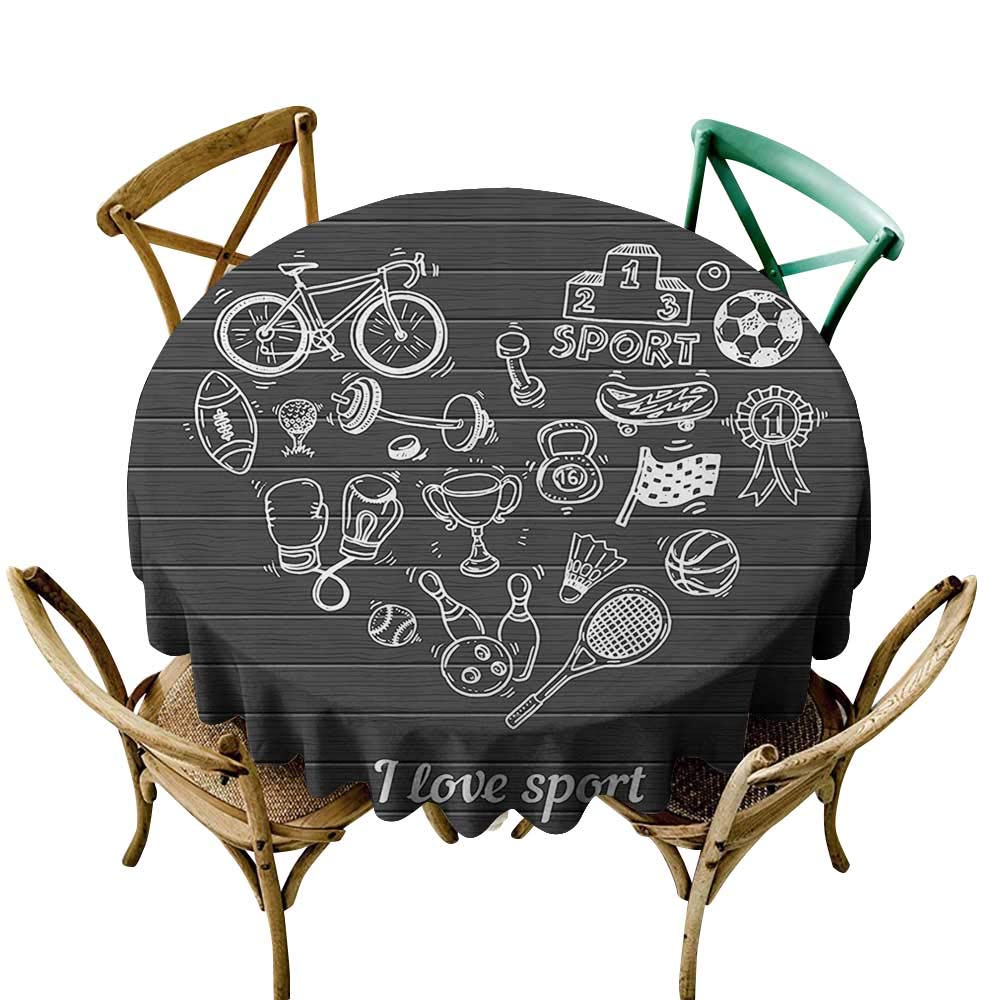 Best round table cloth 120 heart