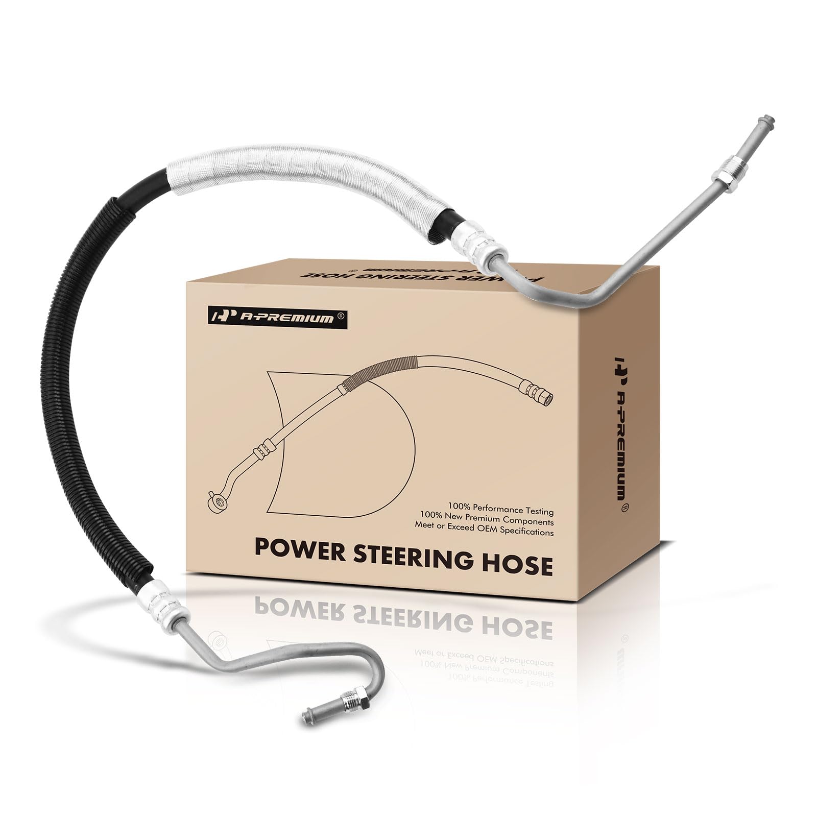 Photo 1 of A-Premium Power Steering Pressure Hose Line Assembly Compatible with Dodge Journey 2011-2019, 3.6L, with O-ring, Pump to Rack/Gear