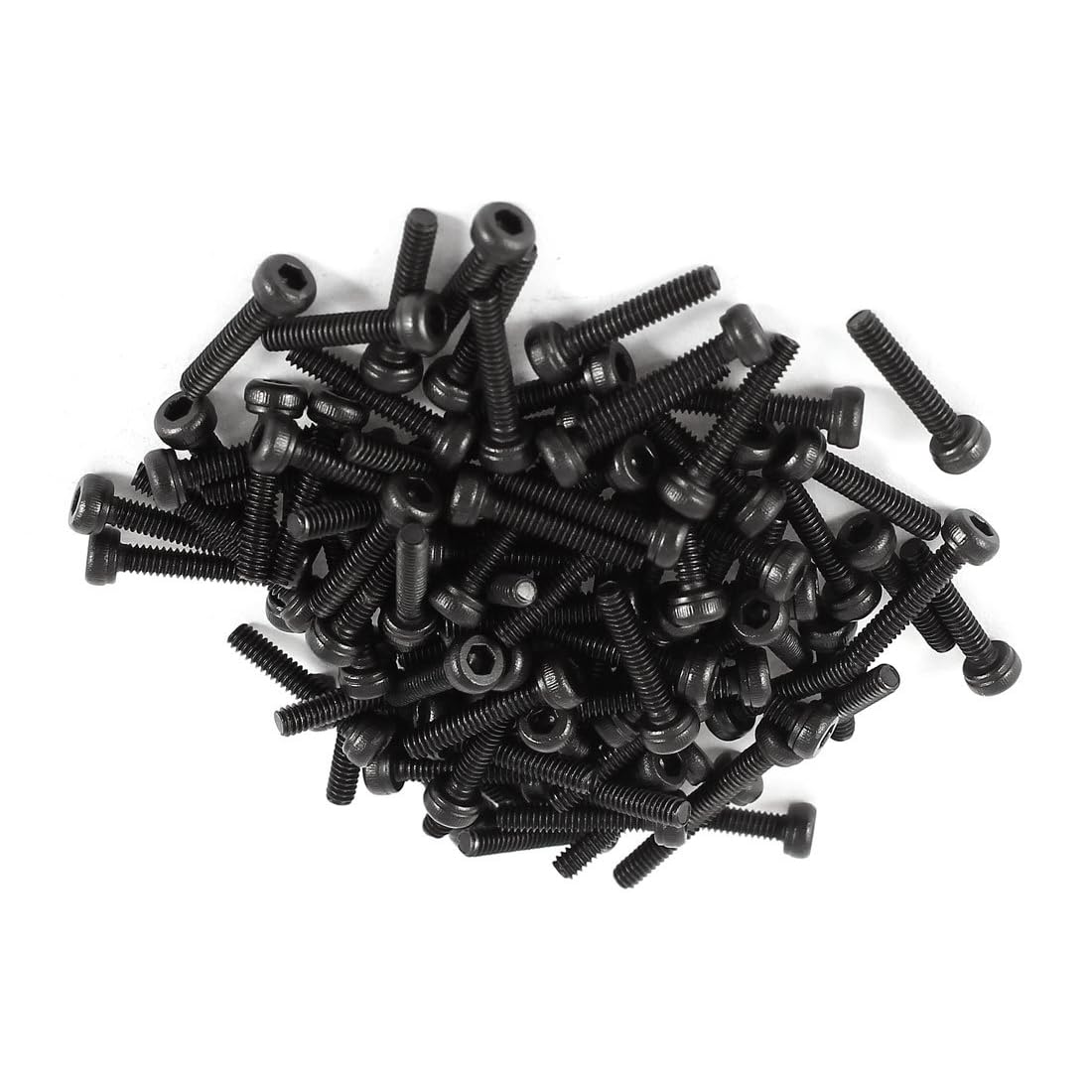 MACHSWON M2x10mm Hex Socket Head Cap Screws Bolts Full Thread 12.9 Grade Alloy Steel Black Oxide Finish Allen Socket Drive Machine Screws 100Pcs — image 1