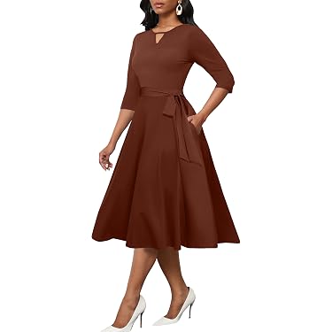 amazon business casual dresses LMSXCT Women Long Sleeve Ruffle Bodycon Work Dresses Solid Slim Fit Ruched High Waist Business Casual Office Pencil Dress Black at Amazon Women's Clothing store