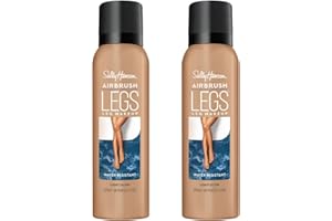Sally Hansen Airbrush Legs, Leg Spray-On Makeup, Light Glow 4.4 Oz, Pack of 2