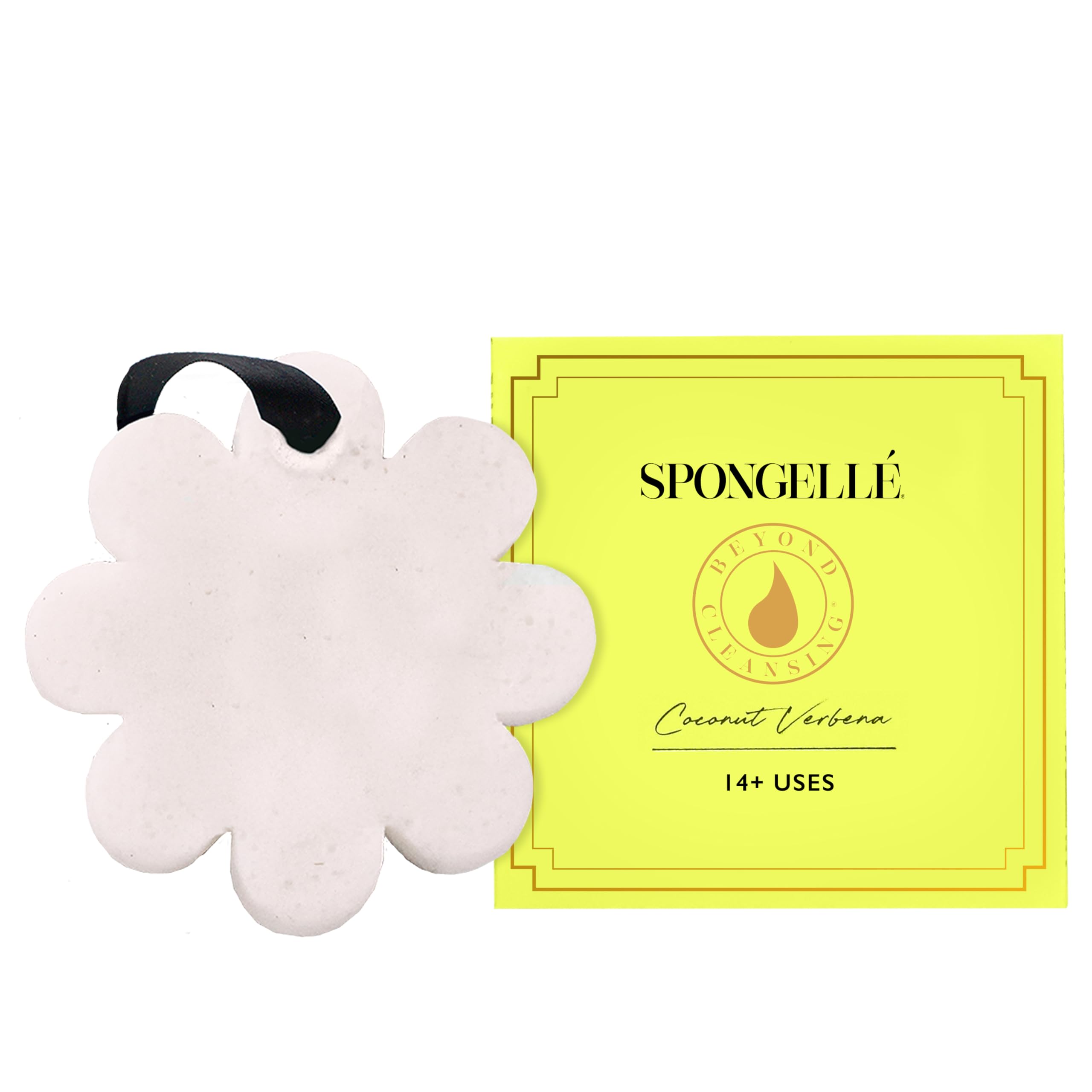 Spongellé Boxed Flower Shower Body Wash Infused Buffer, Coconut Verbena