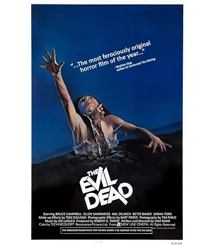 Evil Dead 2 Movie Poster Refrigerator Magnet – 2x3 Inches – Officially Licensed Style