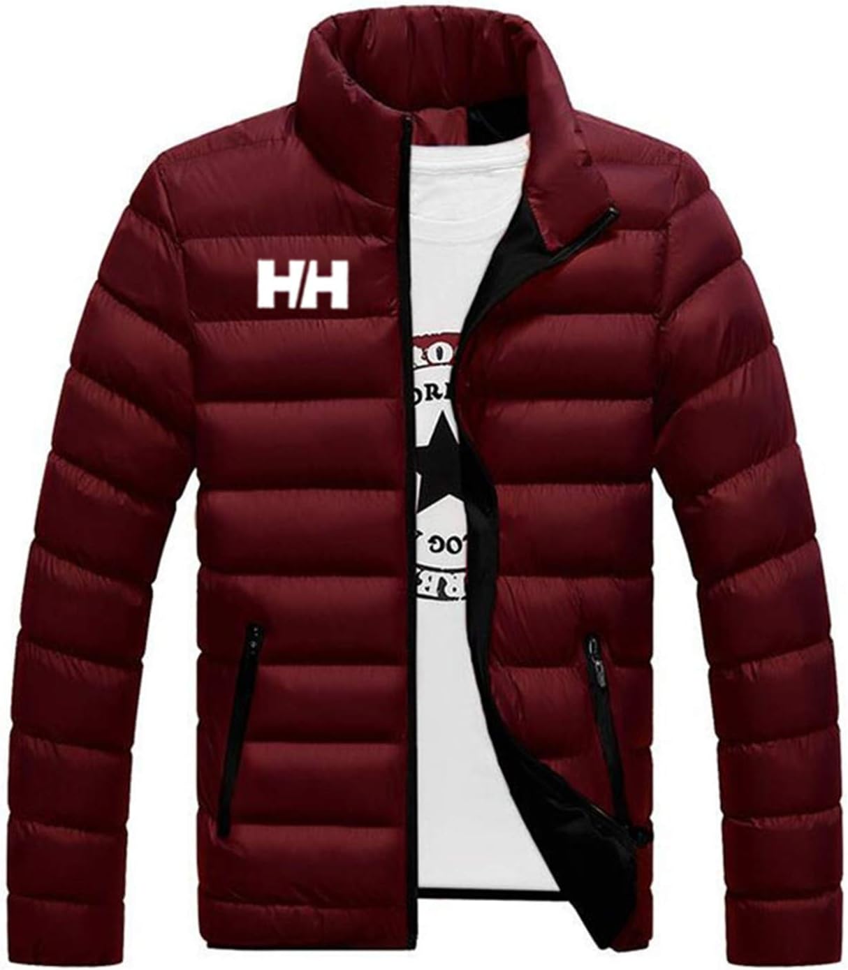 New Winter Coat Men Jacket Warm Cotton Jacket Coats Stand Collars Zippers
