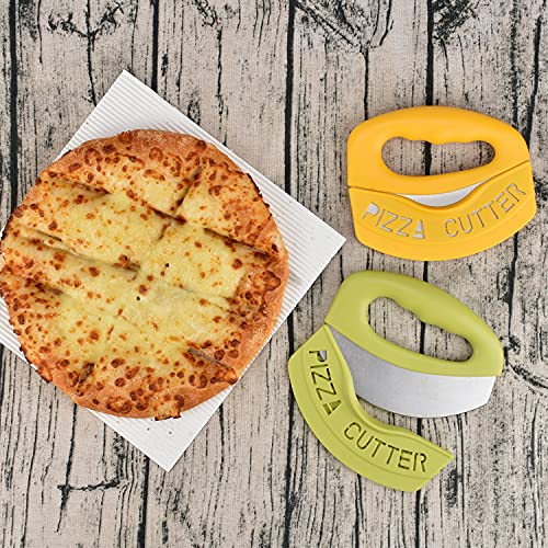 Pizza Cutter, XSHBGF Food ChopperSuper Sharp Blade Premium Stainless