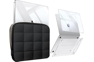 Fintie Case for MacBook Air 13 Inch A3240 A3113 A2681 (2022 2023 2024 2025 Release) - Snap On Hard Shell Clear Cover & Carryi