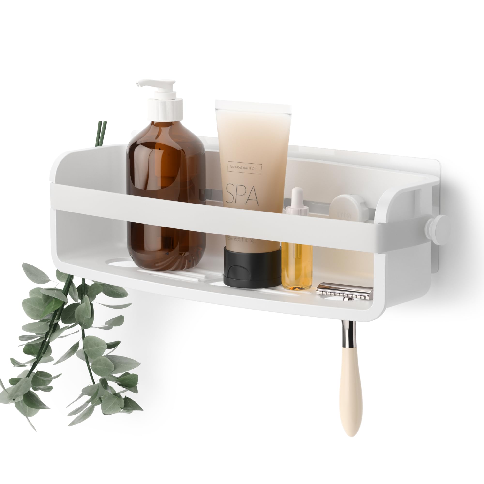 Photo 1 of ()small) Umbra Flex Modern Bathrrom Caddy Bins, White