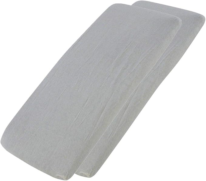 grey cot fitted sheet