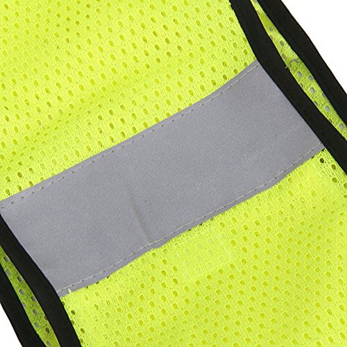 FITNESS MANIAC Adjustable Running Walking Cycling Riding High Visibility Reflective Safety Vest Straps Breathable Holes Outdoor Jogging Gear Security Night Reflector 2X Arm Bands