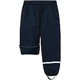 Alla Sim Boys Girls Waterproof Rain Pants Fleece Lined Winter Rain Snow Pants