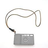 SNLxStudioz Genuine Leather Camera Strap - Scratch-Free 1mm Micro-Loop Neck &amp; Shoulder Cord - Minimalist Crossbody Lanyard for Ricoh GR IIIx, Sony RX100 VII, Canon G7X &amp; iPhone 15 Pro