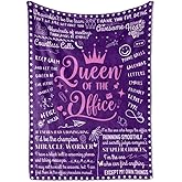 InnoBeta Administrative Assistant Gifts for Women Bed Flannel Plush Blanket (50"x 65"), Funny Admin Assistant Secretary Office Gifts, Funny Office Work Tools for Administrative Professionals - Best