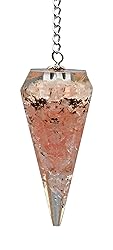 Rose Quartz Orgone Crystal Pendulums for Divination