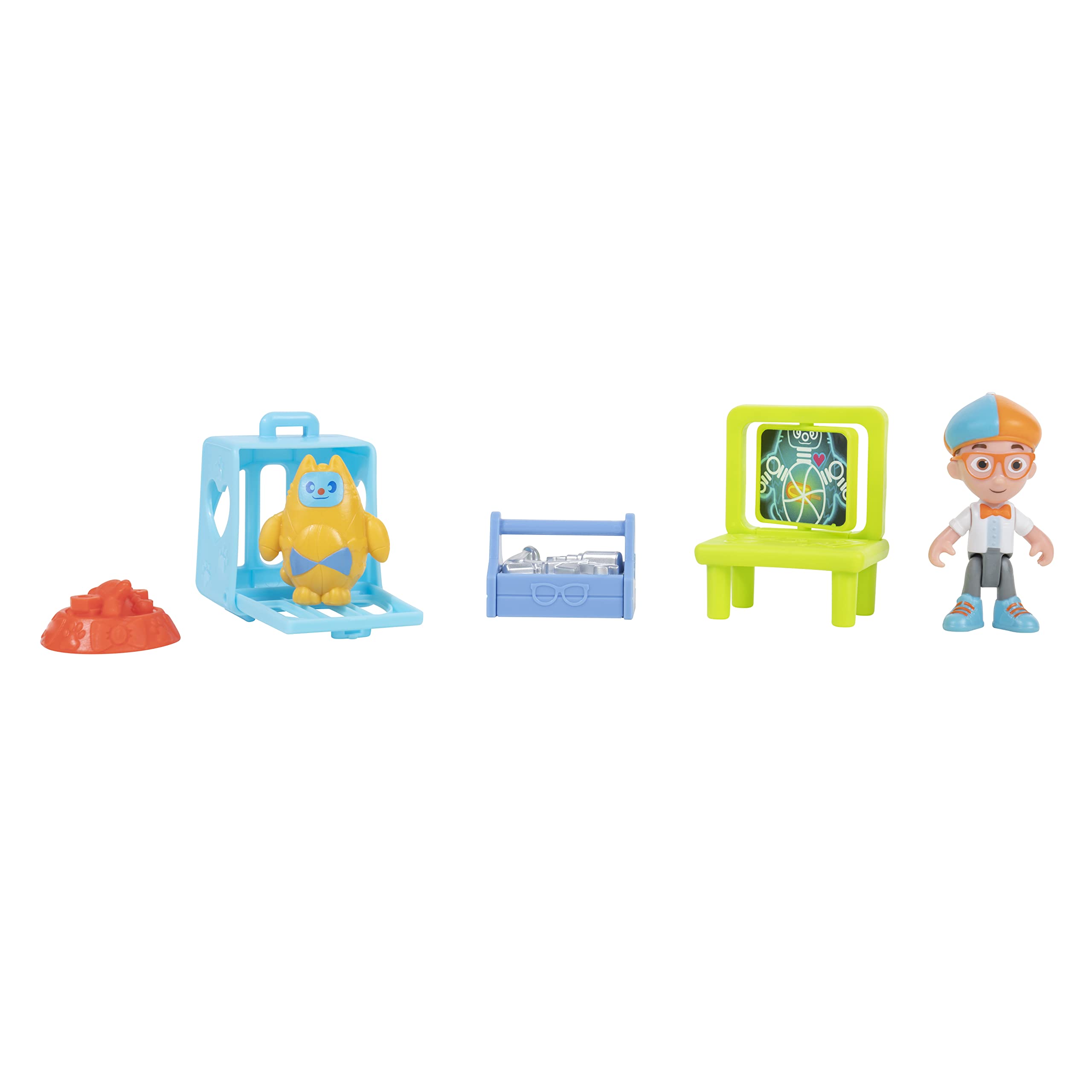 Blippi WONDERS VETERINARIAN SET - Includes Veterinarian Figure, TABBS the Cat-Bot Figure and Accessories