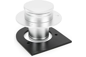 PQY 17-2530 Remote Fuel Tank Filler Neck Straight With Billet Aluminum Gas Cap and Weld-On Steel Bracket for 2" Filler Hose Connection (silver)