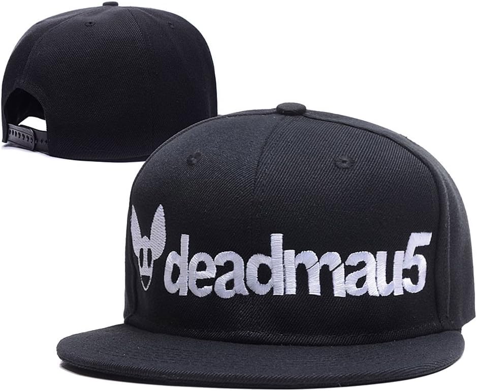 DJ Deadmau5 Logo Adjustable Snapback Embroidery Hats Caps