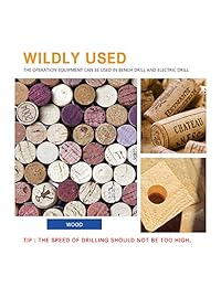 DEQIUE   Juego de brocas de tenón, 4 piezas, de acero al carbono, para cortar la madera, para cortar la potencia, taladro de carpintería, herramientas para cortar la sierra de madera