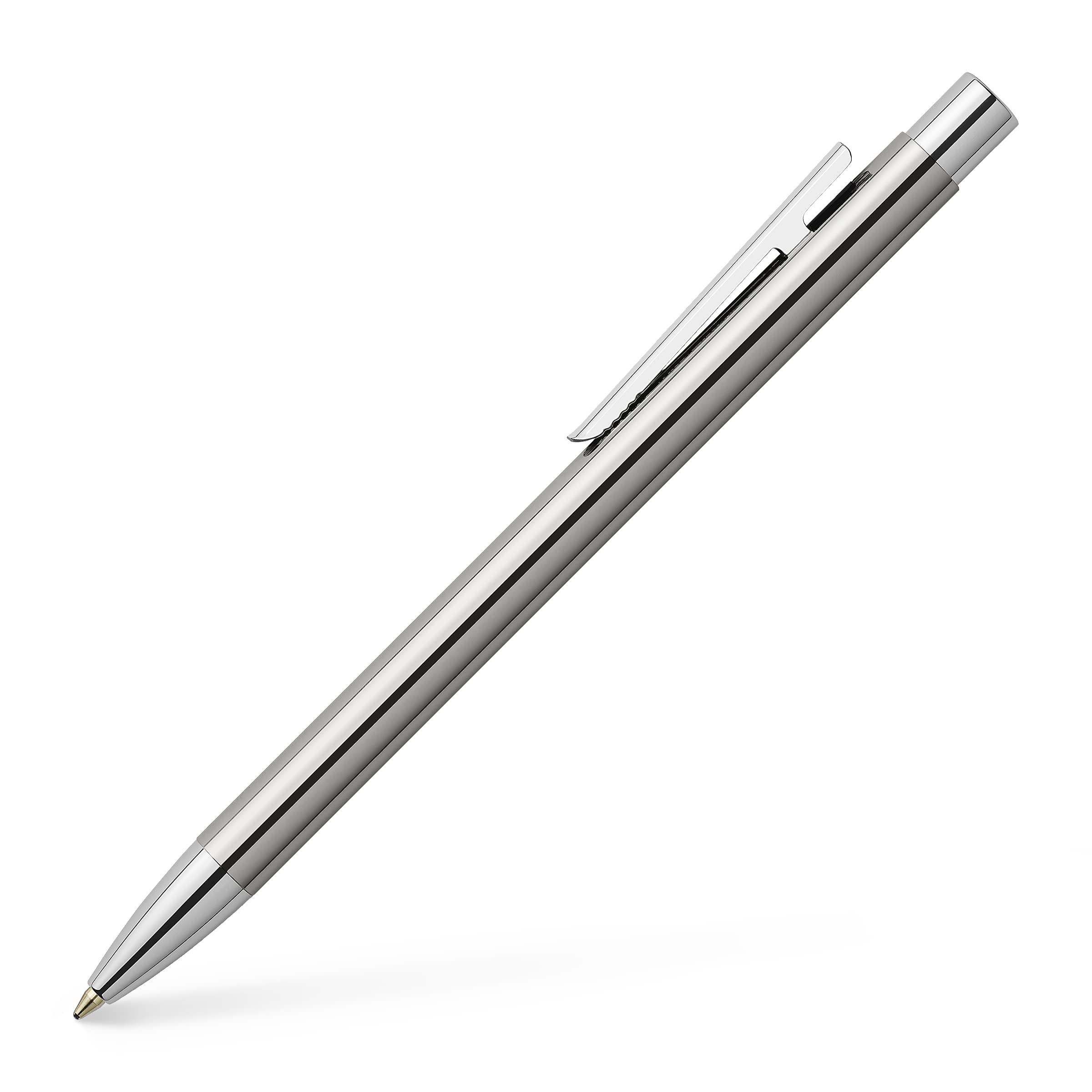 Faber-Castell 342020 Neo Slim Stainless Steel Ballpoint Pen