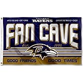 Baltimore Ravens Fan Man Cave Banner Flag
