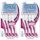 Gillette Venus Simply Pink Disposable Razors - 4 ct - 2 pk