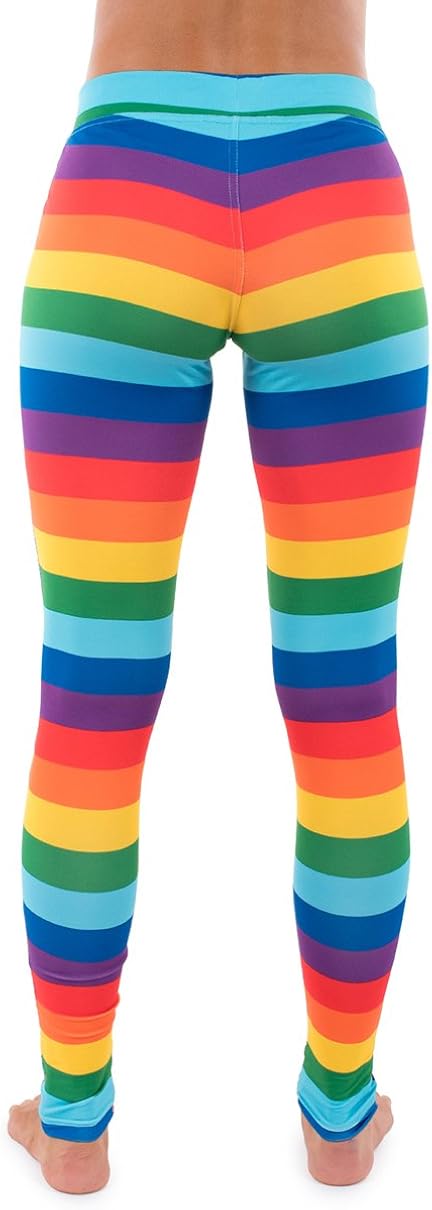 Splatter Neon Leggings - Neon Retro Rainbow Tights for Women at  Women’s Clothing store