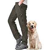 Toomett Men's hiking Snow Pants Skiing Winter Insulated Fleece lined Outdoor Water Repellent camping,walking,fishing