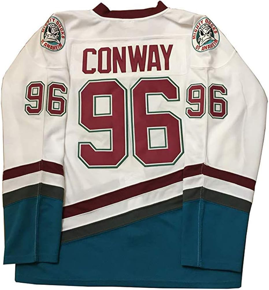 oldtimetown Mighty Ducks Movie Hockey Jersey 90S Hip Hop