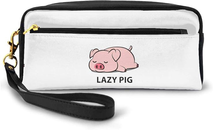 Amazon Vawa ペンケース 革 大容量 筆箱 高校生 おしゃれ 化粧ポーチ 中学生 女子 かわいい 多機能 プレゼント用 パンダ シンプル 面ホワイトい ペンケース 文房具 オフィス用品