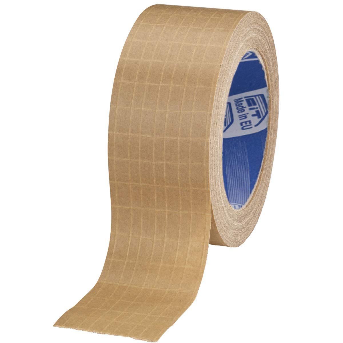 ACIT Large Reinforced Adhesive Paper Tape, 54 yd x 1,96'' (Brown), Italian Quality